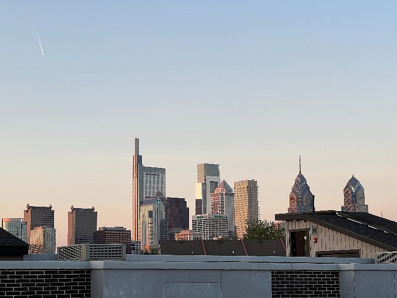 View from the roofdeck.