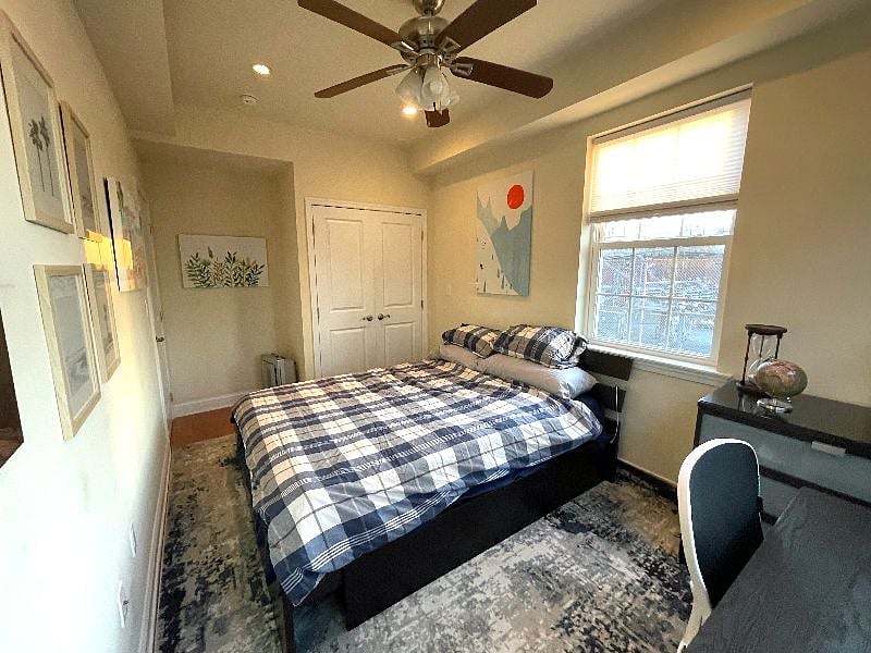 Second Floor bedroom - queen size bed with memory foam mattress, desk, dresser, full size closet.