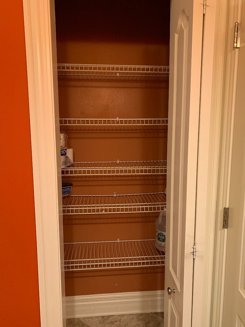 Bathroom Closet has enough space for all your bathroom needs, Bedroom has a Big Closet, you will not run out of storage space for your cloths or items you want to keep in your bathroom or bedroom.
