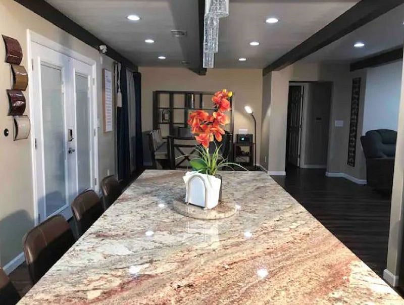 Huge island with seating for 3