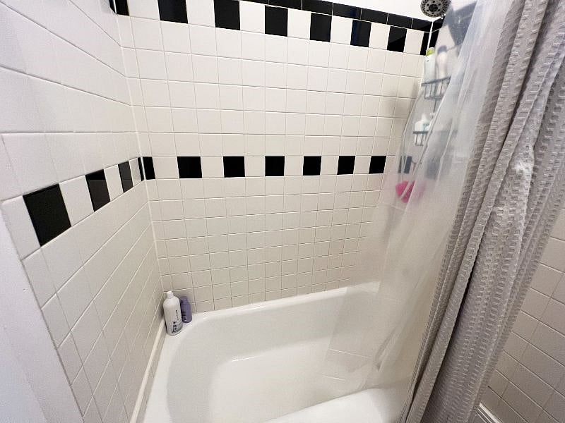 Bathroom tub and shower combo