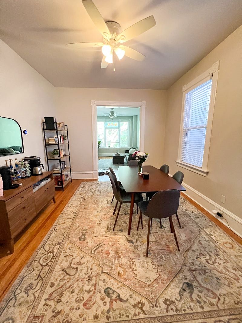 Large and open dining area