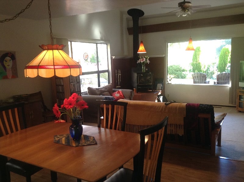 Living room from kitchen