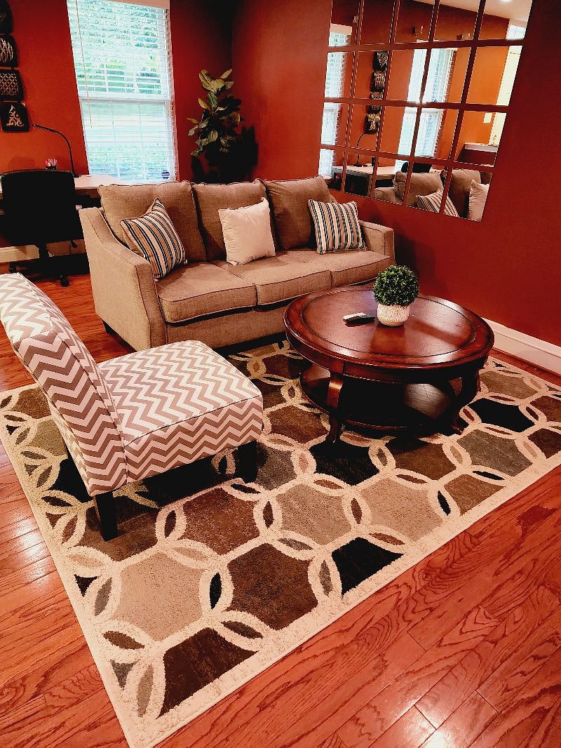 sitting area/den