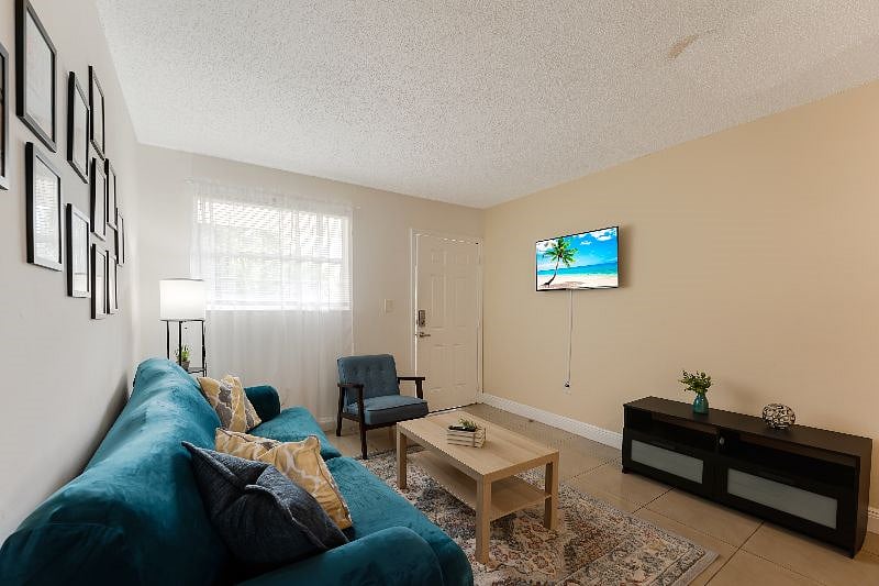 Ample living room