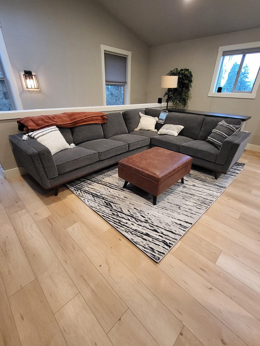 New sectional and rug added November 2024