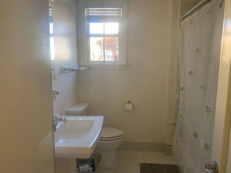 Shower over tub bathroom