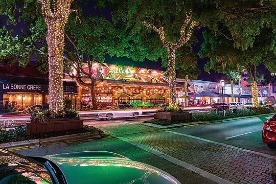 Enjoy the night life in Las Olas.