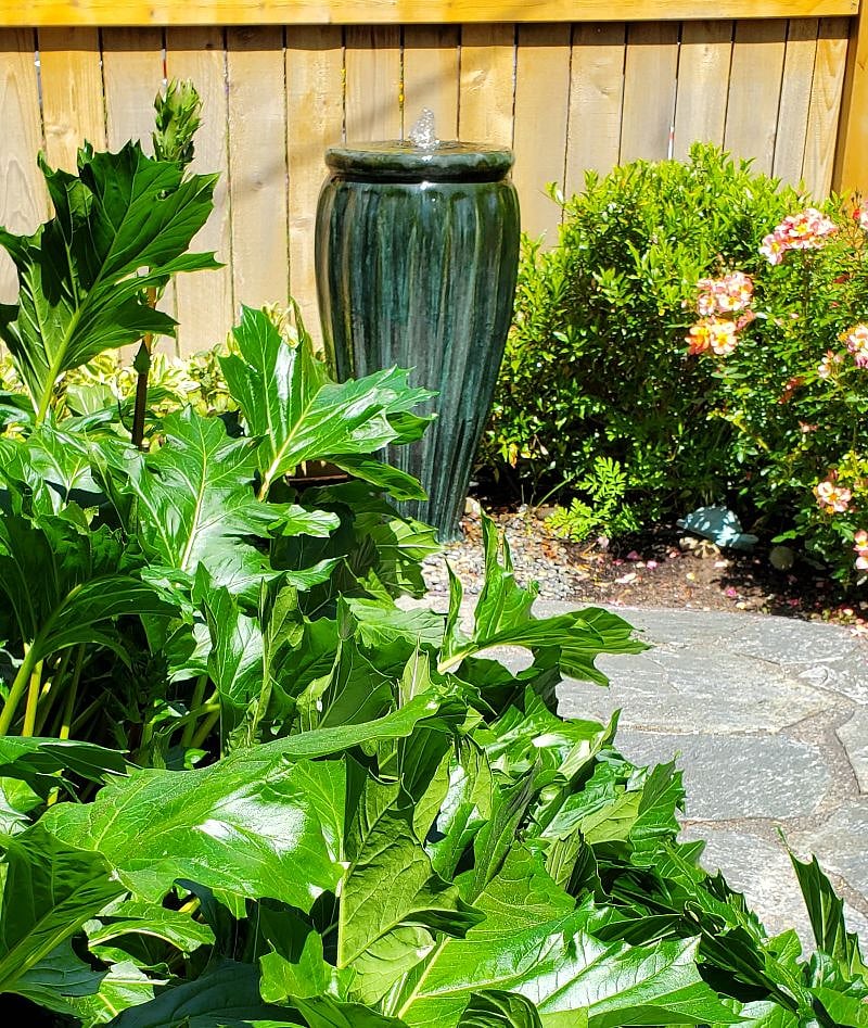 WATER FEATURE AT MAIN HOUSE ENTRY