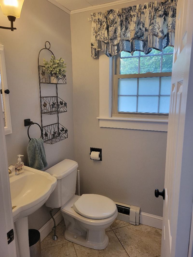 Half Bath with Washer/Dryer