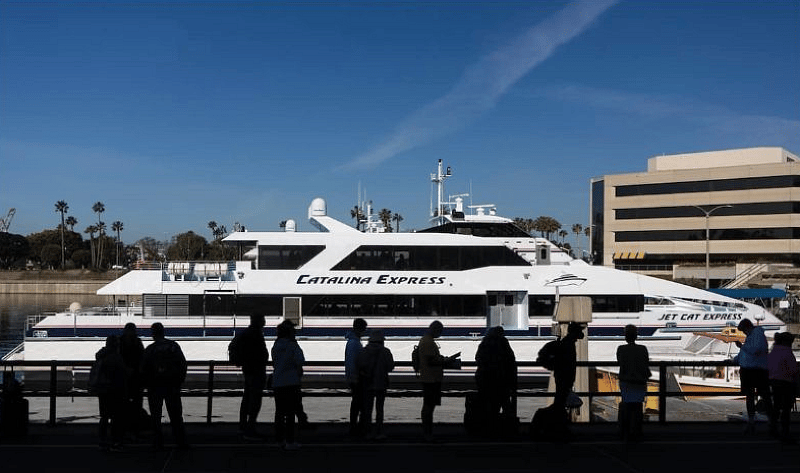 Catalina Express is (1.5 miles) away. Boat to Catalina Island!