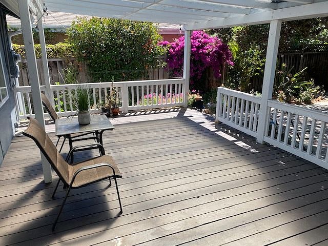Backyard deck