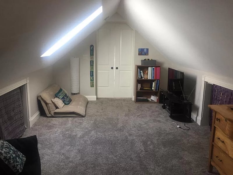 upstairs living area
