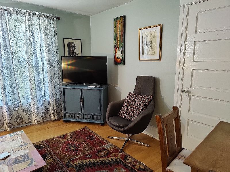 Living Room also has a smart TV and a large closet.