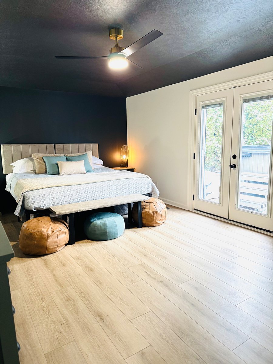 Direct access to outside and our swim spa.