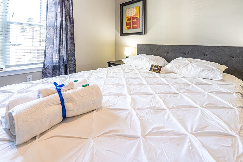 Comfortable beds and linens await your arrival!