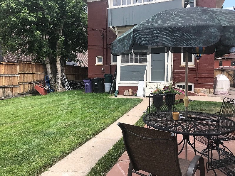 Fenced In Backyard