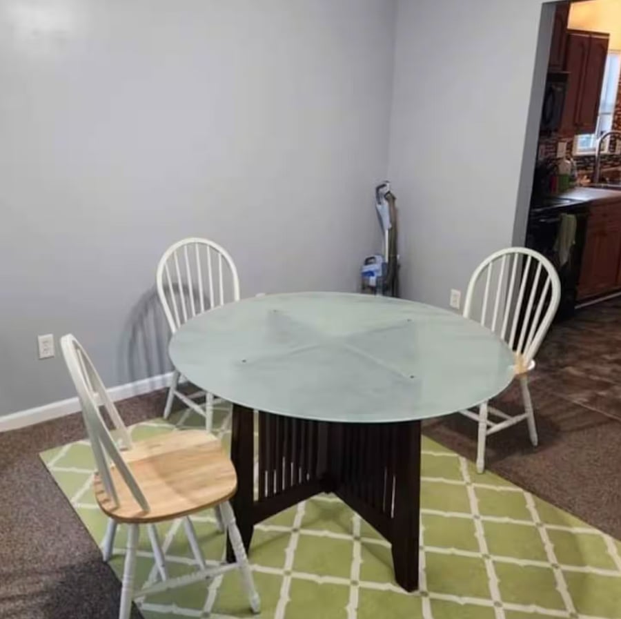 The shared dining room.