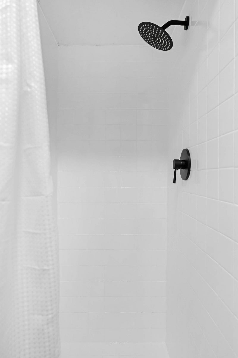 Master shower