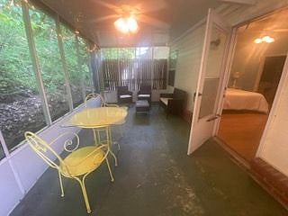 So private just off the master bedroom.