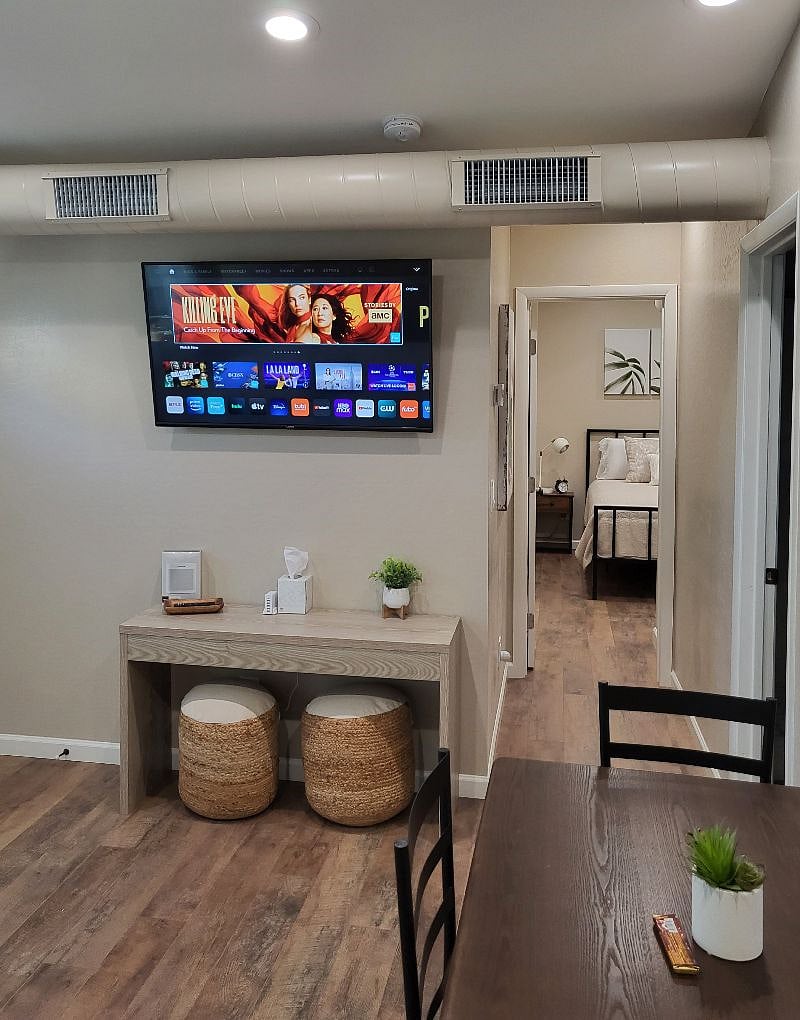 TV with table