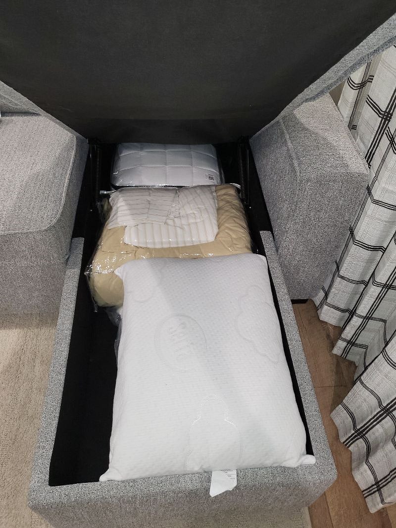 Extra bedding and pillows