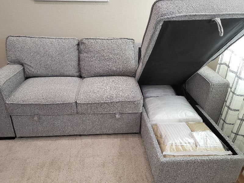 Sofa with bed