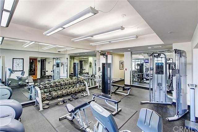 Condo has a gym and sauna open to all on the first floor.