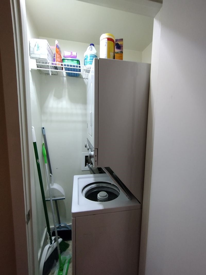 In unit washer/dryer