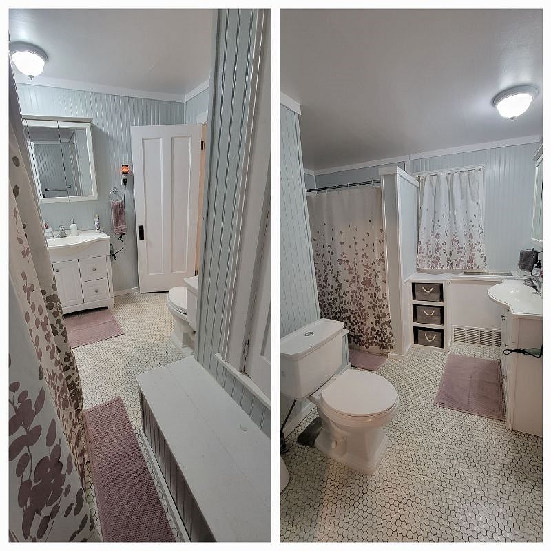 Second floor full bath