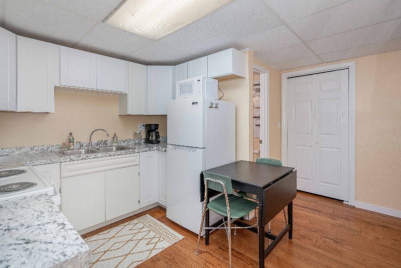 Kitchen & Dining (and closet on the far wall)