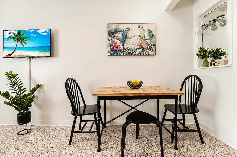 Cozy living area with comfortable seating and a modern design.