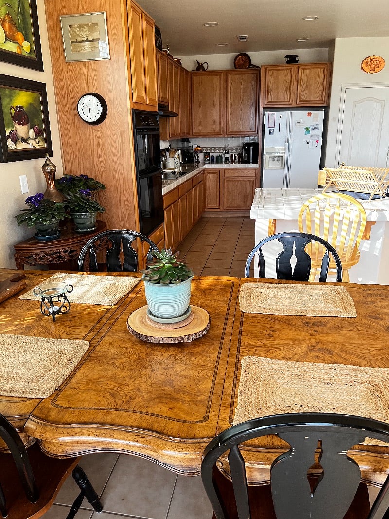 Large, shared kitchen