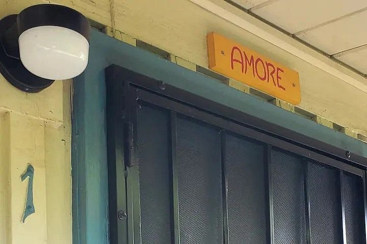 look for the sign called Amore above the door to find your unit!