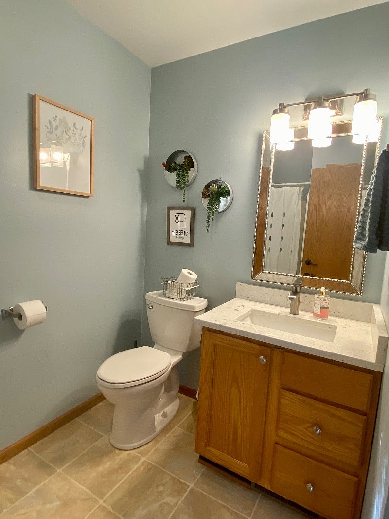 Private tenant bathroom (full) with shower and large closet