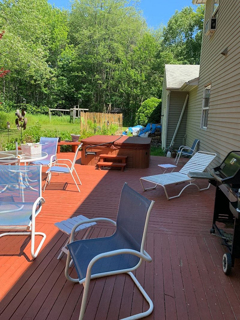 Back deck off kitchen