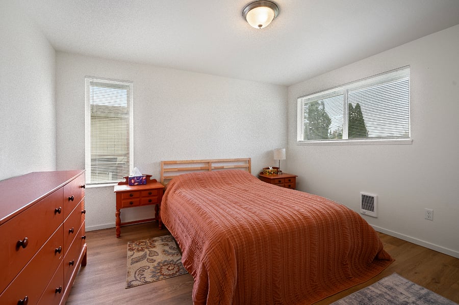 Bedroom #1 with queen bed. 