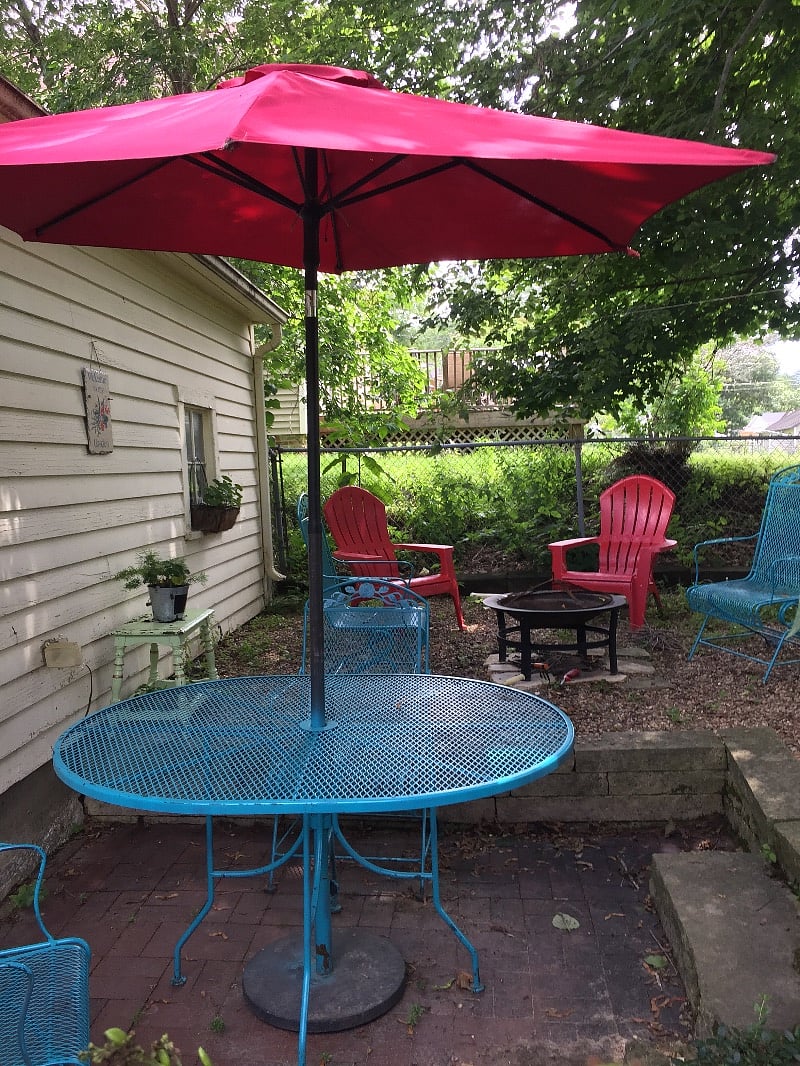 Private patio
