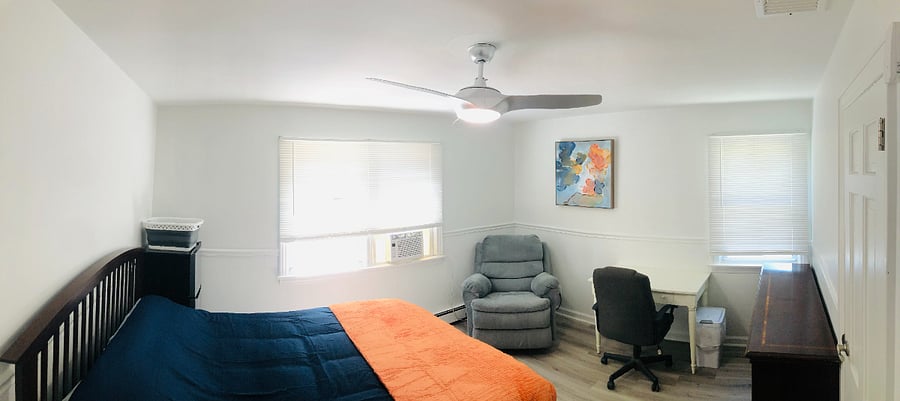 orange front room