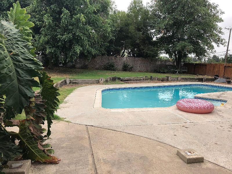 View of back yard