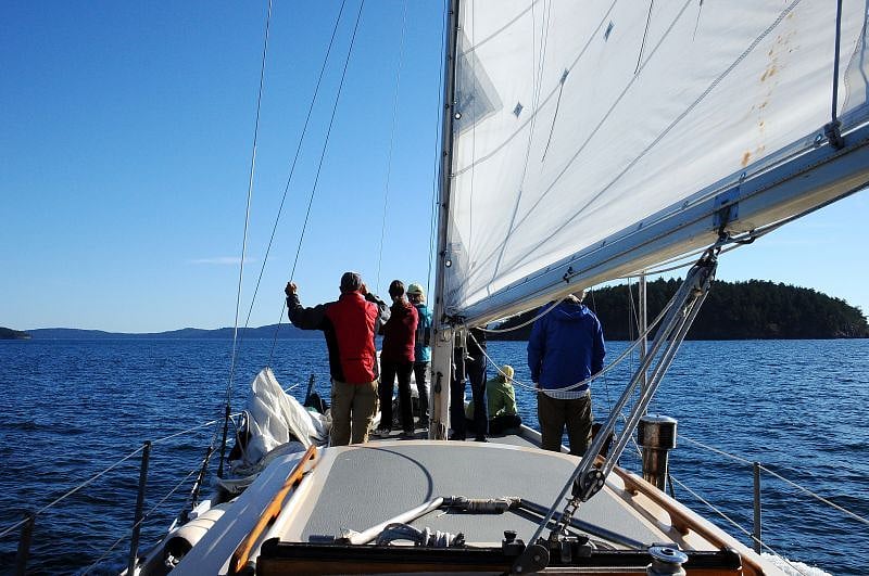 Sailing on Puget