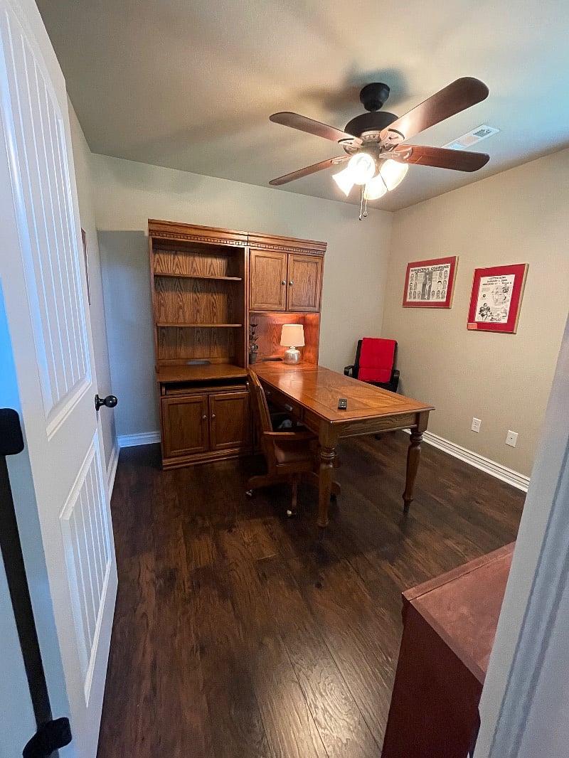 Office with TV