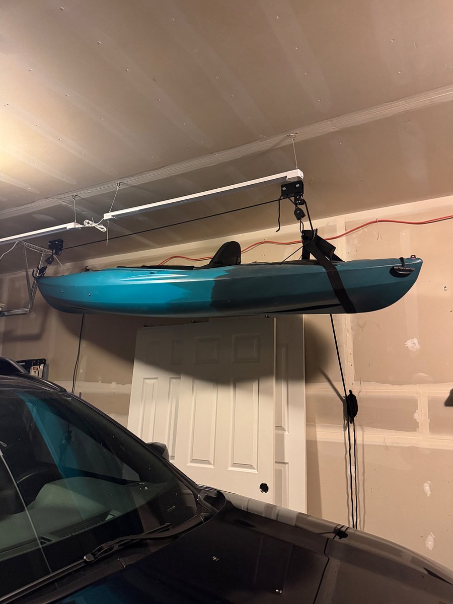 2 kayaks in garage for your use!