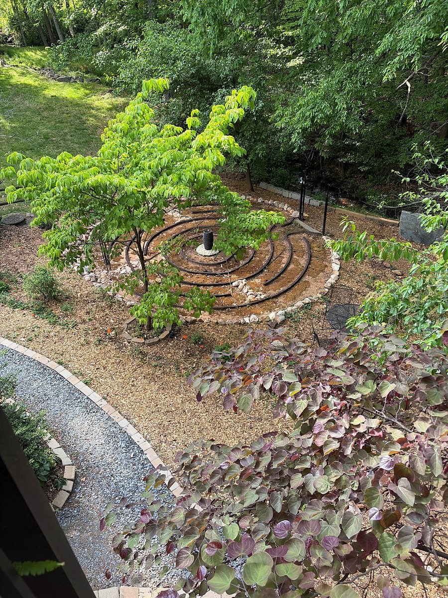 Backyard labyrinth