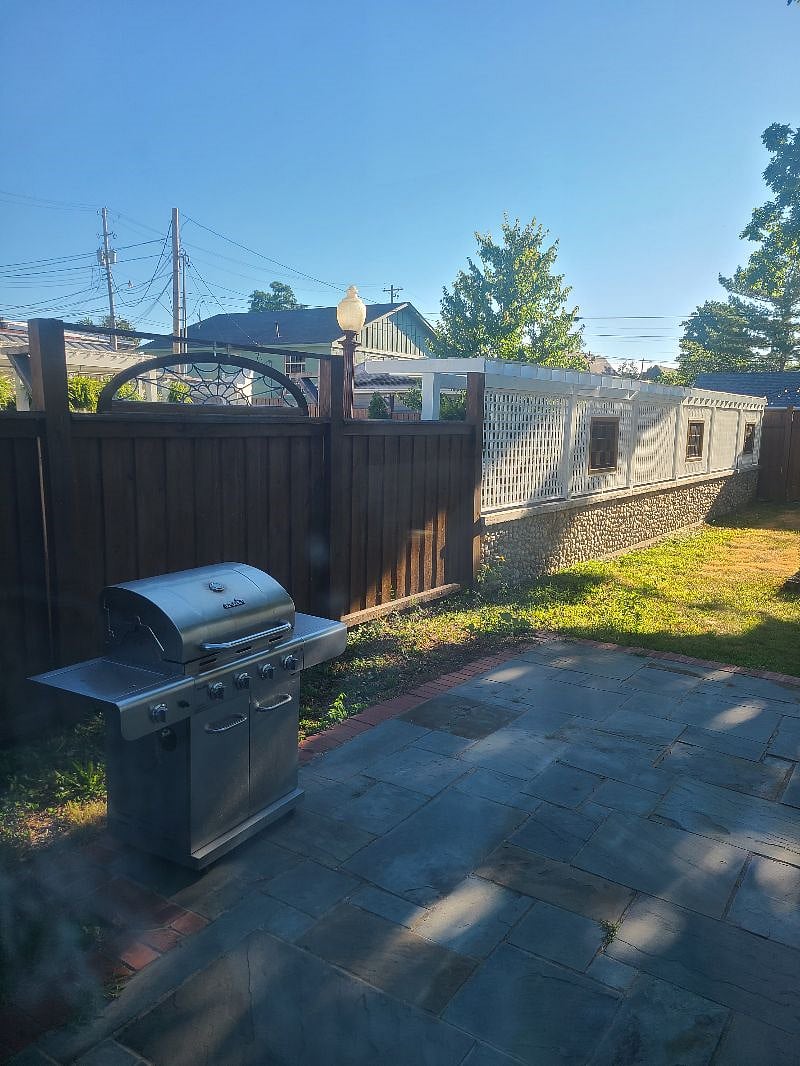 Backyard grilling space!
