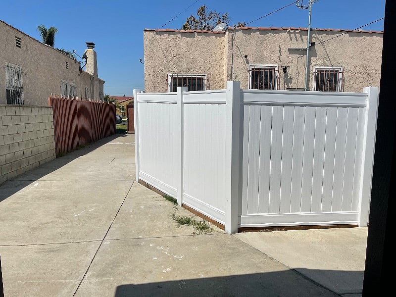 Front view of home path leading out to the street