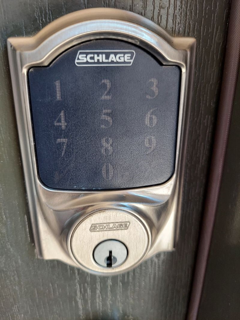 We set up your own entry code unique for each new guest.