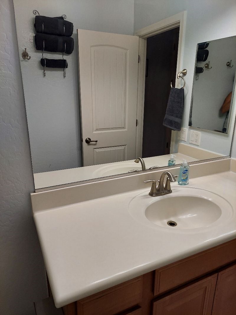 A large mirror to look at your beautiful face.
