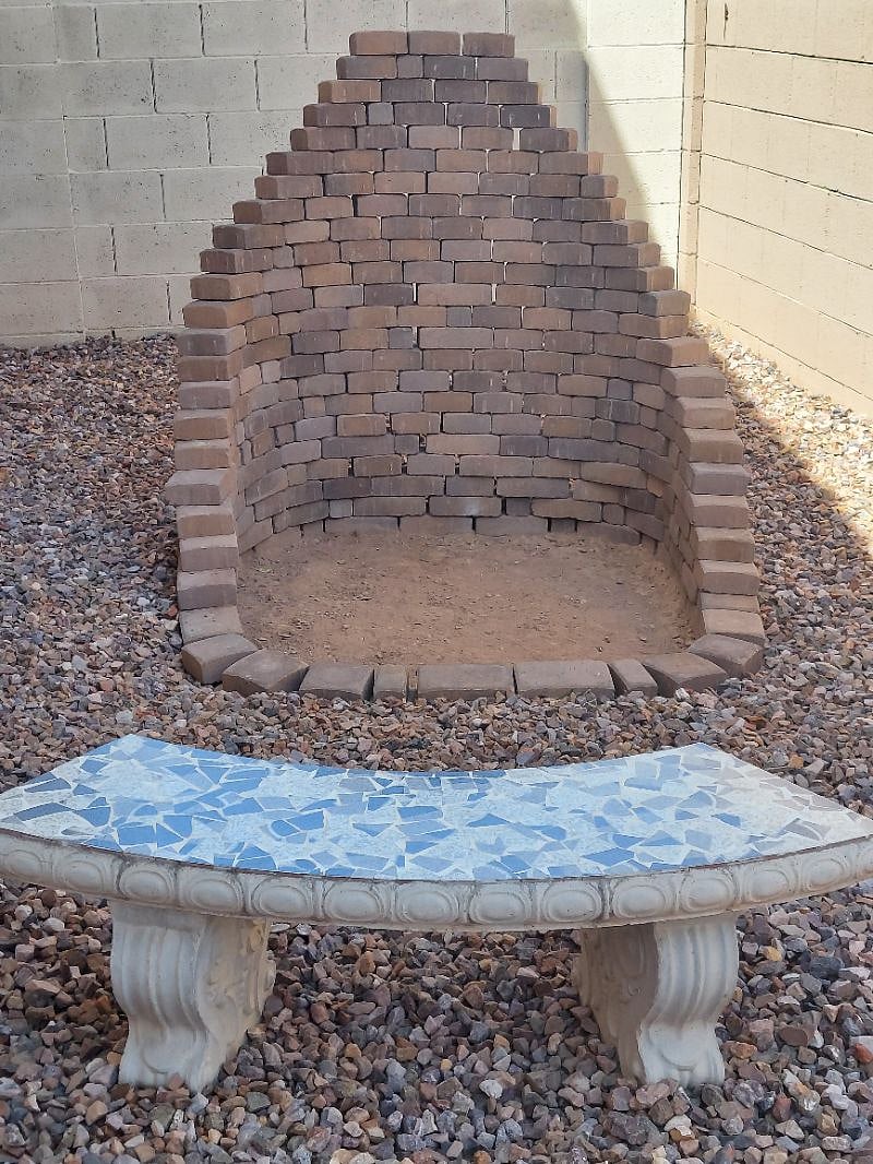 Large outdoor firepit