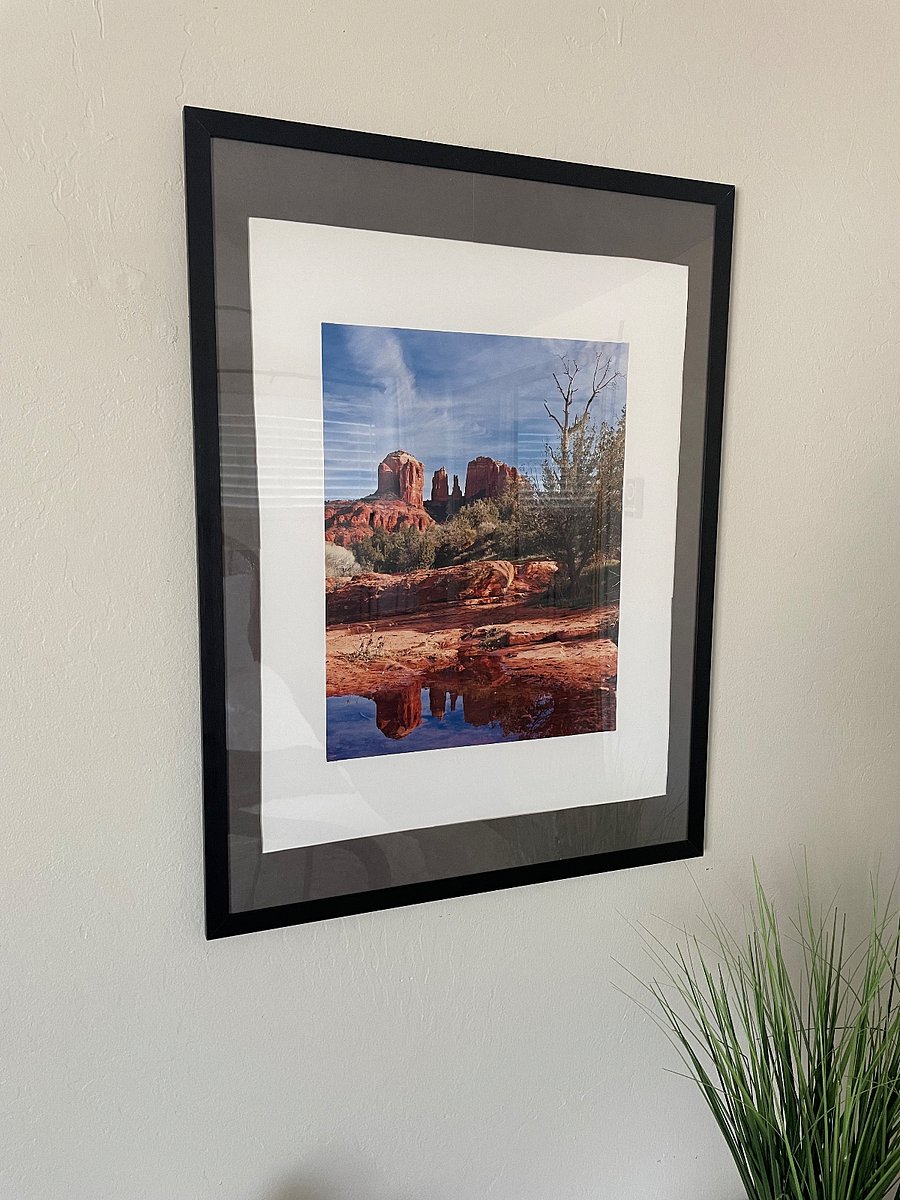 Artwork of Red Rock Crossing in Sedona
